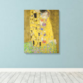 Gustav Klimt - Der Kuss Leinwanddruck (Insitu (Holzboden))