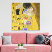 Gustav Klimt - Der Kuss Leinwanddruck (Insitu (Wohnzimmer))
