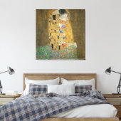 Gustav Klimt - Der Kuss Leinwanddruck (Insitu (Schlafzimmer))