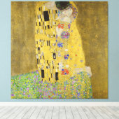 Gustav Klimt - Der Kuss Leinwanddruck (Insitu (Holzboden))