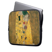 Gustav Klimt Der Kuss (Liebhaber) GalerieHD Vintag Laptopschutzhülle (Vorderseite Links)