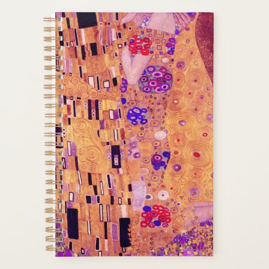 Gustav Klimt Der Kuss Lila Planer (Vorderseite)