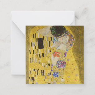 Gustav Klimt - Der Kuss Mitteilungskarte