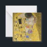 Gustav Klimt - Der Kuss Mitteilungskarte<br><div class="desc">Der Kuss - Gustav Klimt 1907-1908</div>