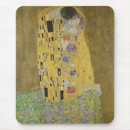 Gustav Klimt "Der Kuss" Mousepad (Vorne)