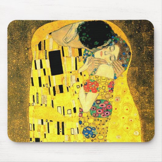 Gustav Klimt - der Kuss Mousepad (Vorne)