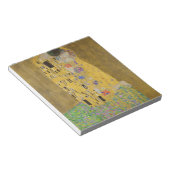 Gustav Klimt "Der Kuss" Notizblock (angewinkelt)