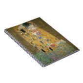 Gustav Klimt - Der Kuss Notizblock (Rechte Seite)
