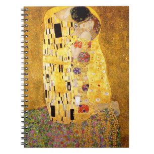 Gustav Klimt Der Kuss Notizbuch Notizblock