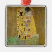 Gustav Klimt "Der Kuss" Ornament Aus Metall (Vorne)