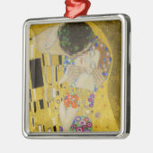 Gustav Klimt - Der Kuss Ornament Aus Metall (Links)