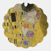 Gustav Klimt - Der Kuss Ornament Karte (Rückseite)