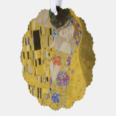 Gustav Klimt - Der Kuss Ornament Karte (Links)