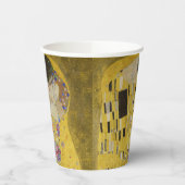 Gustav Klimt - Der Kuss Pappbecher (Links)