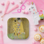 Gustav Klimt - Der Kuss Pappteller (Party)