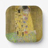 Gustav Klimt - Der Kuss Pappteller (Vorderseite)