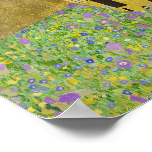 Gustav Klimt - Der Kuss Poster (Ecke)