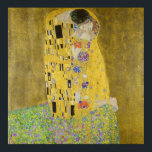 Gustav Klimt - Der Kuss Poster<br><div class="desc">Der Kuss - Gustav Klimt 1907-1908</div>
