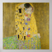 Gustav Klimt - Der Kuss Poster (Vorne)