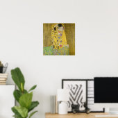 Gustav Klimt - Der Kuss Poster (Heimbüro)