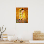 Gustav Klimt "Der Kuss" Poster (Küche)