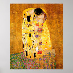 Gustav Klimt "der Kuss " Poster