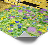 Gustav Klimt - Der Kuss Poster (Ecke)