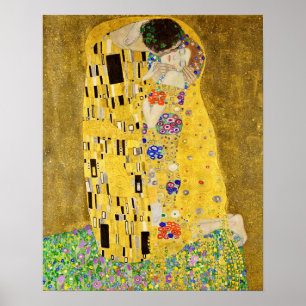 Gustav Klimt - Der Kuss Poster