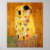 Gustav Klimt "Der Kuss" Poster (Vorne)