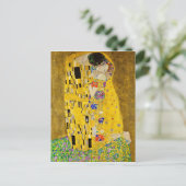 Gustav Klimt - Der Kuss Postkarte (Stehend Vorderseite)