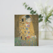 Gustav Klimt - der Kuss Postkarte (Stehend Vorderseite)