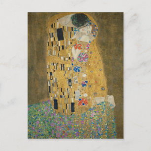Gustav Klimt - der Kuss Postkarte