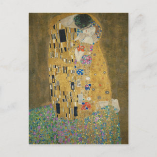 Gustav Klimt - der Kuss Postkarte