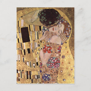 Gustav Klimt ~ der Kuss Postkarte