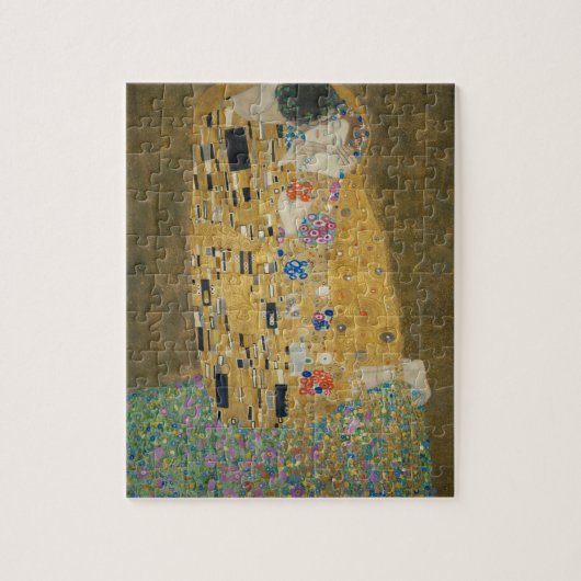 Gustav Klimt - Der Kuss Puzzle (Vertikal)