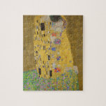 Gustav Klimt "Der Kuss" Puzzle<br><div class="desc">Gustav Klimts Meisterwerk: "Der Kuss". "Der Kuss", erstellt vom österreichischen Maler Gustav Klimt. Es gilt als sein berühmtestes Werk. Er malte es zwischen den Jahren 1907 und 1908, die den Höhepunkt seiner "Goldenen Periode" bildeten, als er eine Reihe von Werken malte, die Blattgold verwendeten. Österreich betrachtet "The Kiss" als nationalen...</div>