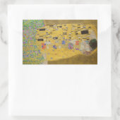 Gustav Klimt "Der Kuss" Rechteckiger Aufkleber (Tasche)