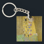 Gustav Klimt - Der Kuss Schlüsselanhänger<br><div class="desc">Der Kuss - Gustav Klimt 1907-1908</div>