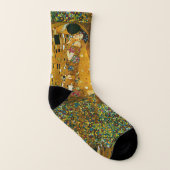 Gustav Klimt, der Kuss, schöne Kunstsocken Socken (Rechts - Außen)