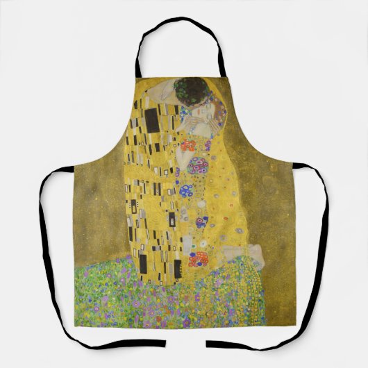 Gustav Klimt - Der Kuss Schürze (Vorderseite)