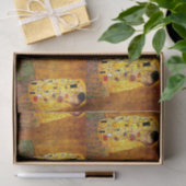 Gustav Klimt, der Kuss, Seidenpapier (Geschenk)