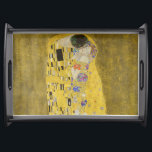 Gustav Klimt - Der Kuss Serviertablett<br><div class="desc">Der Kuss - Gustav Klimt 1907-1908</div>