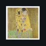 Gustav Klimt - Der Kuss Serviette<br><div class="desc">Der Kuss - Gustav Klimt 1907-1908</div>