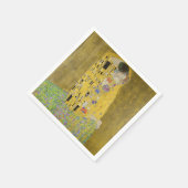 Gustav Klimt - Der Kuss Serviette (Ecke)
