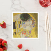 Gustav Klimt - Der Kuss Serviette (Beispiel)