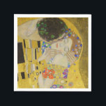 Gustav Klimt - Der Kuss Serviette<br><div class="desc">Der Kuss - Gustav Klimt 1907-1908</div>