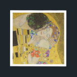 Gustav Klimt - Der Kuss Serviette<br><div class="desc">Der Kuss - Gustav Klimt 1907-1908</div>