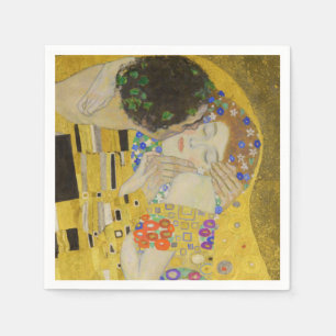 Gustav Klimt - Der Kuss Serviette