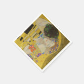 Gustav Klimt - Der Kuss Serviette (Ecke)