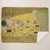 Gustav Klimt - Der Kuss Sherpadecke (Vorderseite (Horizontal))